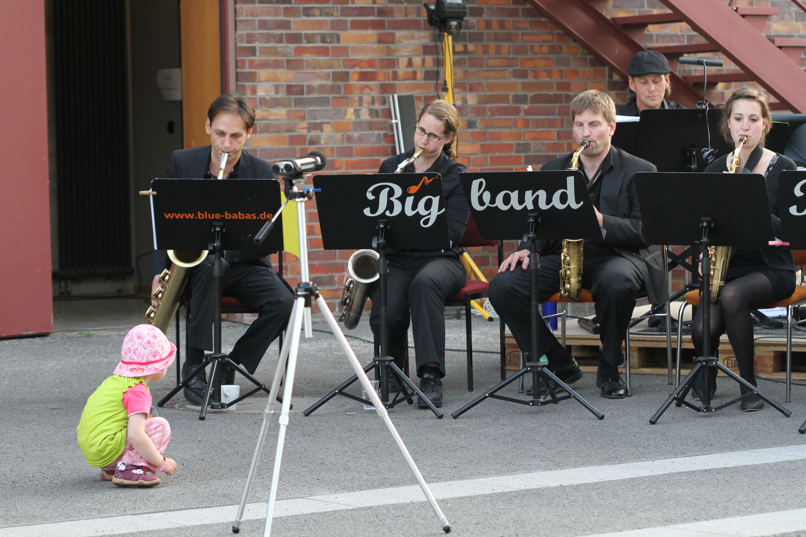 die BigBand gibt "alles" für den Nachwuchs ...