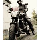 Die Bikerin