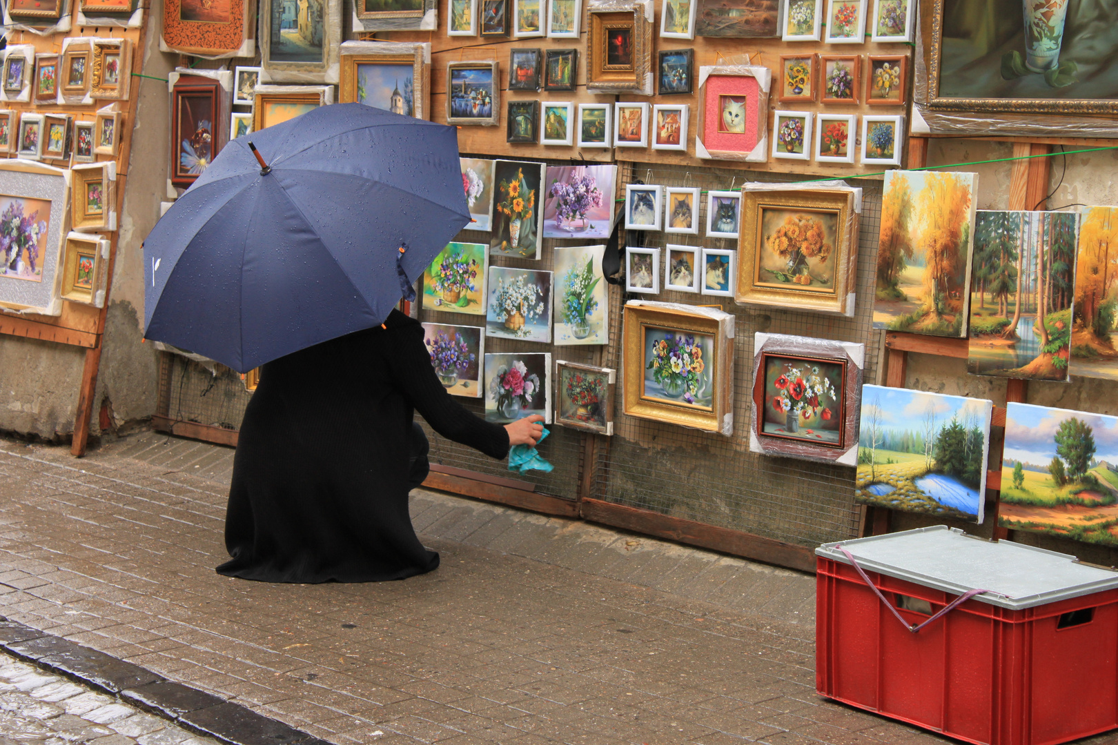 Die Bilder im Regen