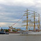 Die "Bima Suci" zur Hanse Sail 2023 in Warnemünde