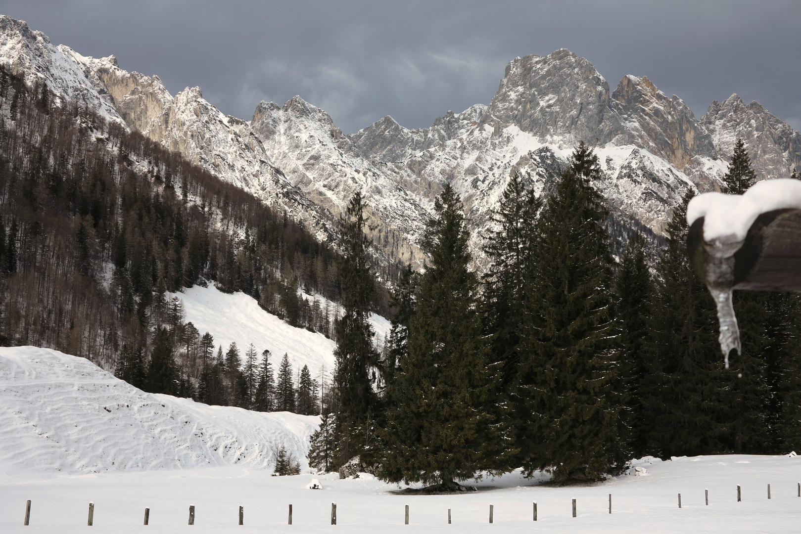 Die Bindalm im Winter...