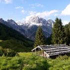 Die Bindalm mit Blick auf den Rundumkaser 