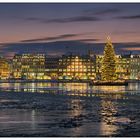 Die Binnenalster vor Weihnachten