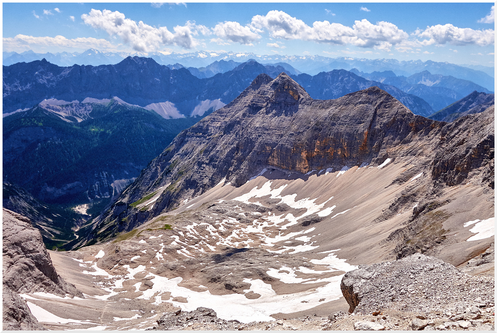 Die Birkkarköpfe im Karwendel