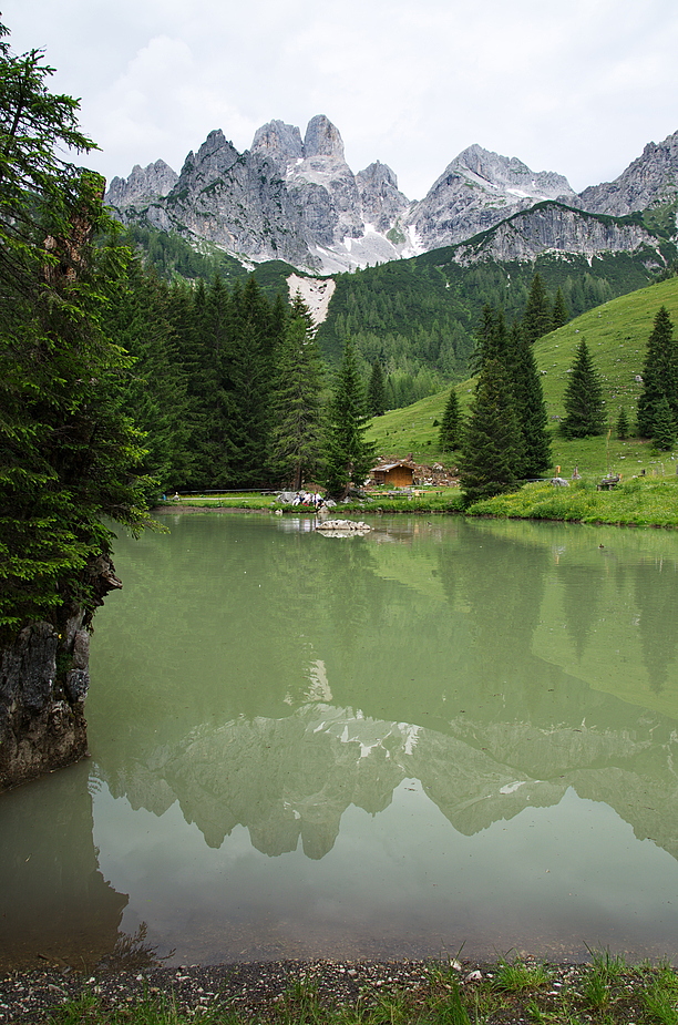 Die Bischofsmütze im Almsee