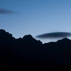 Die black Cuillins bei Nacht