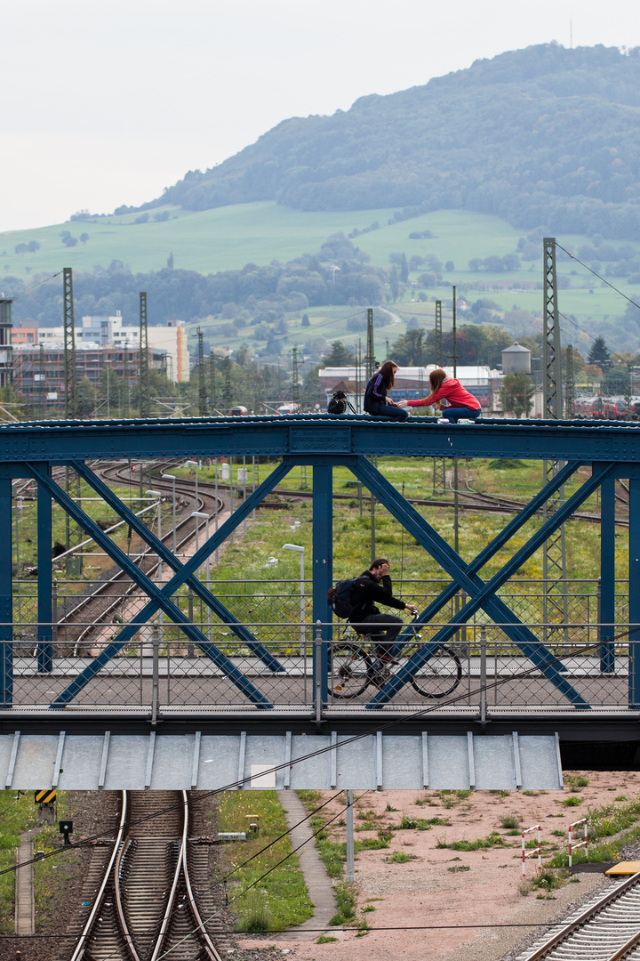 die blaue Brücke