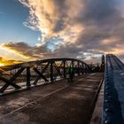 Die blaue Brücke in Freiburg i.B.