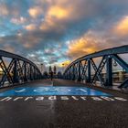 Die blaue Brücke in Freiburg i.B. II