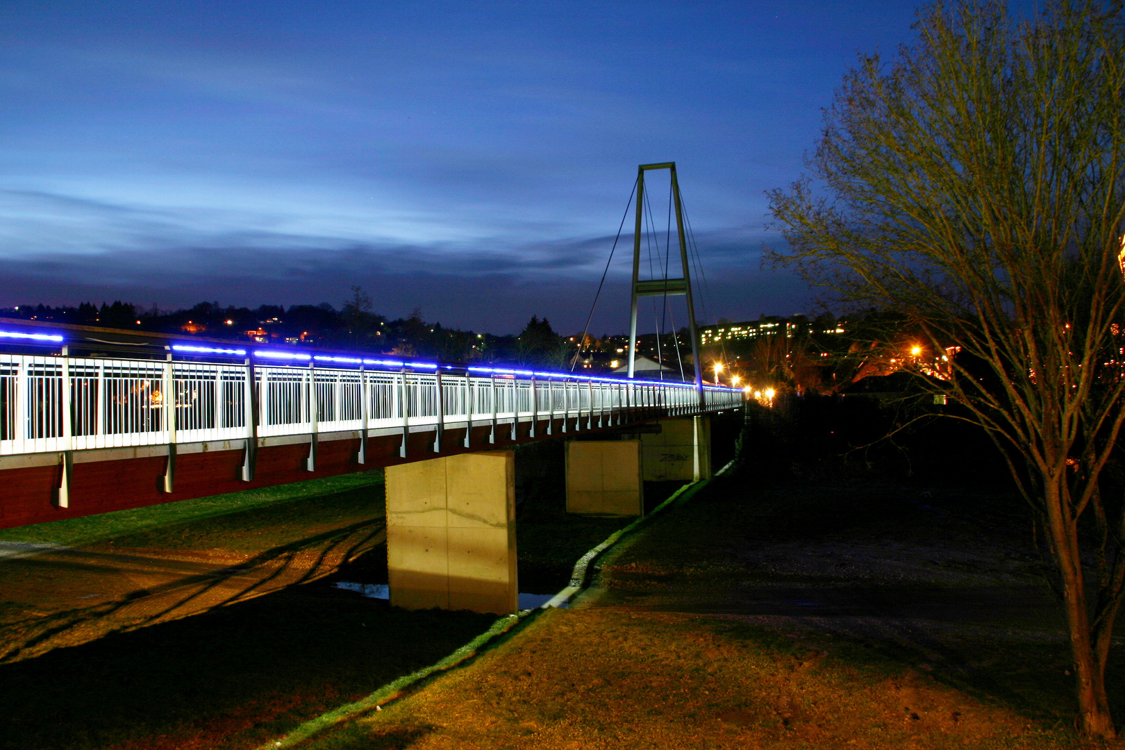 Die blaue Brücke in Möckmühl