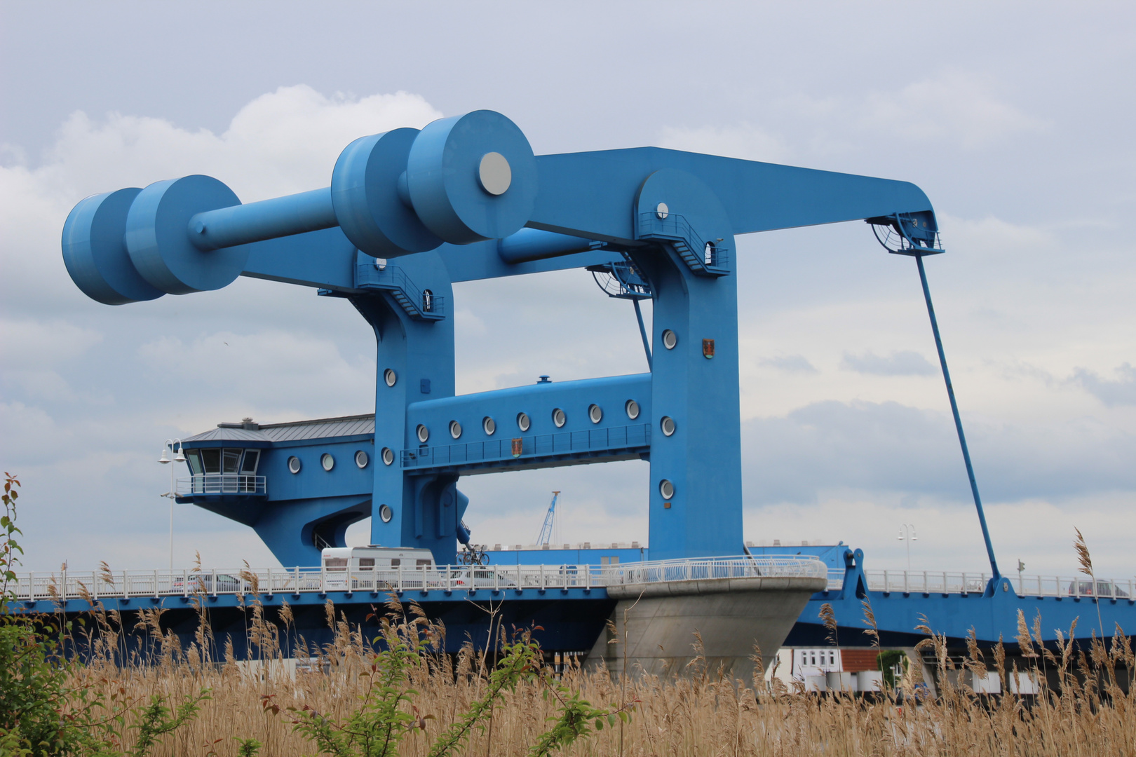 Die blaue Brücke in Wolgast