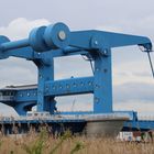 Die blaue Brücke in Wolgast