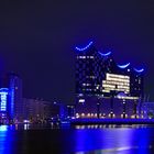 Die blaue Elbphilharmonie