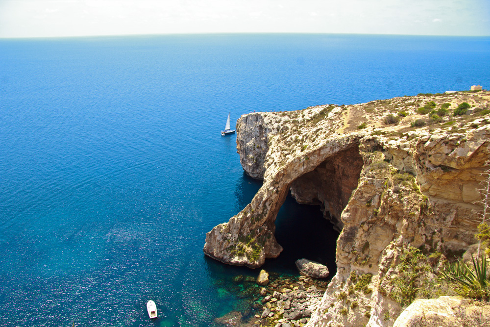 Die blaue Grotte