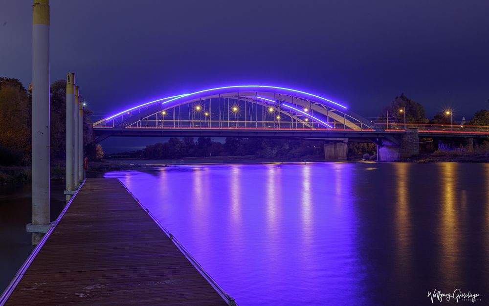 Die Blaue Jerusalembrücke Magdeburg