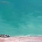 die blaue Lagune am Sylvensteinspeicher südlich von München