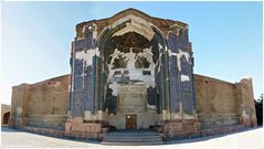 Die blaue Moschee in Täbritz, als Panorama....................