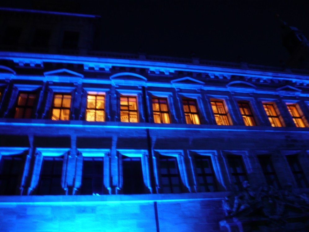 Die "Blaue Nacht" in Nürnberg