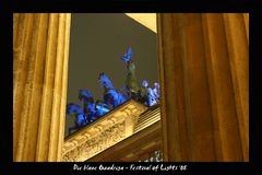 Die blaue Quadriga