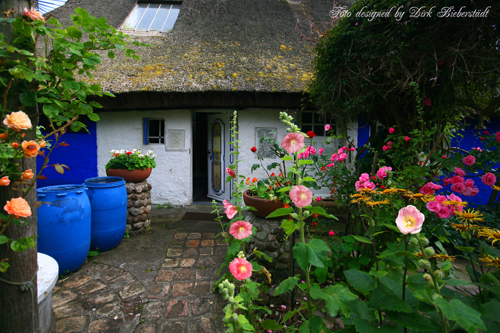 Die Blaue Scheune in Vitte auf der Insel Hiddensee