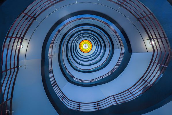 Die blaue Spirale