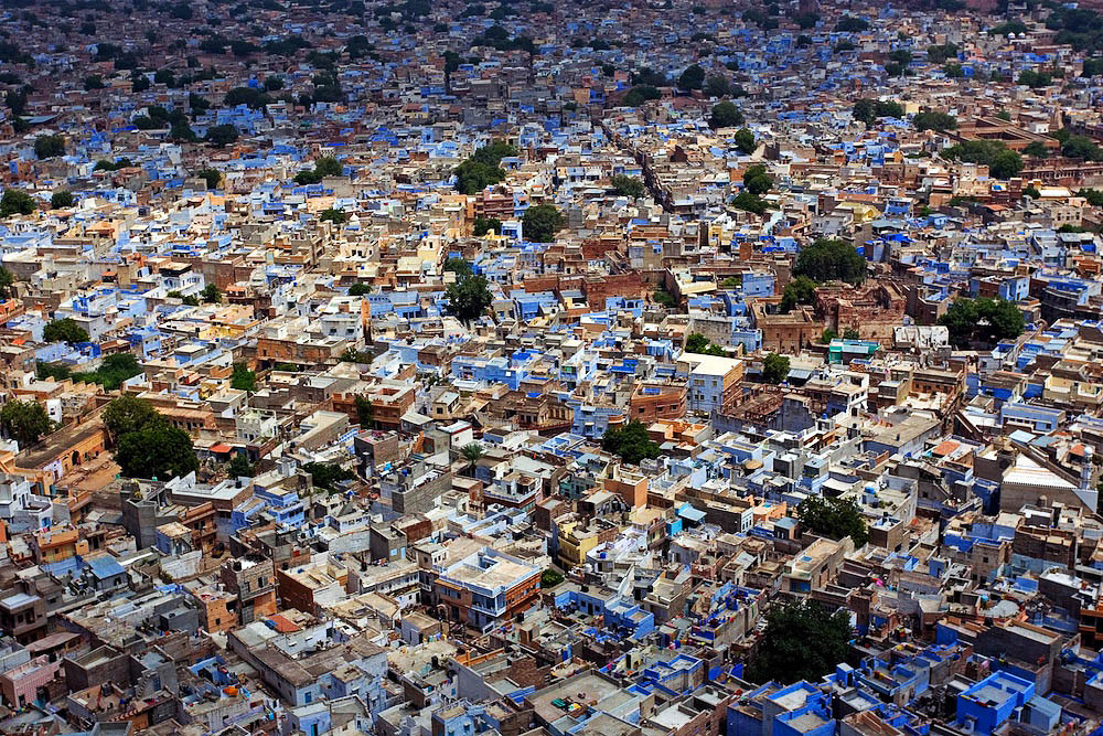 Die Blaue Stadt von Urs B.