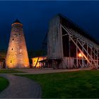 Die blaue Stunde am Soleturm und Gradierwerk...#2