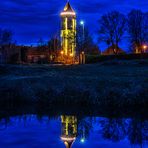 Die blaue Stunde am Wasserturm...