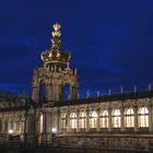 Die "blaue Stunde" in Dresden am Zwinger