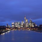 Die blaue Stunde in Frankfurt