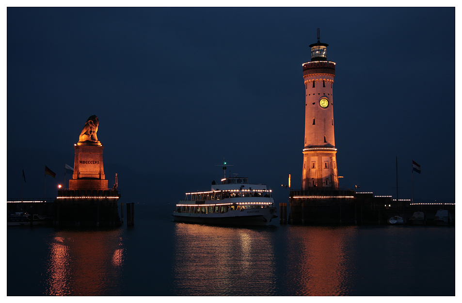 Die blaue Stunde in Lindau