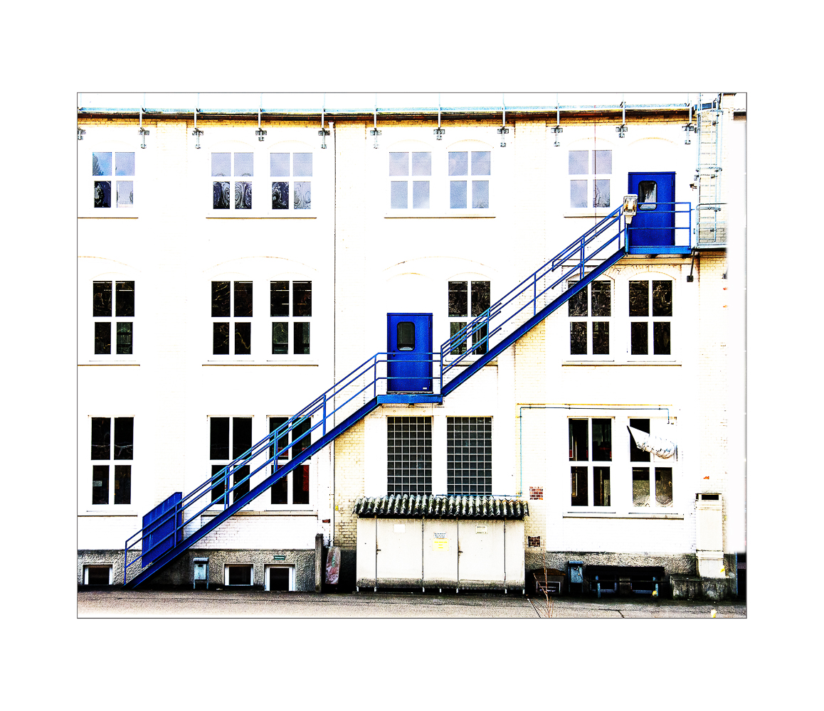 Die blaue Treppe......