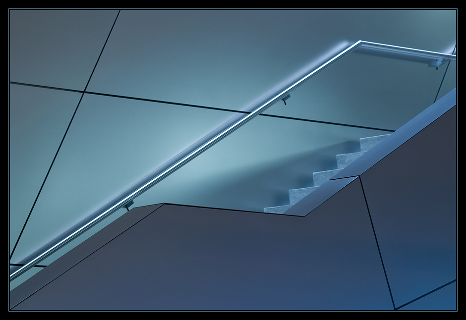 Die blaue Treppe