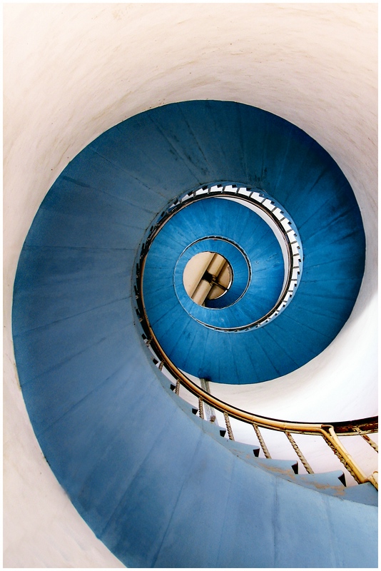 Die blaue Treppe