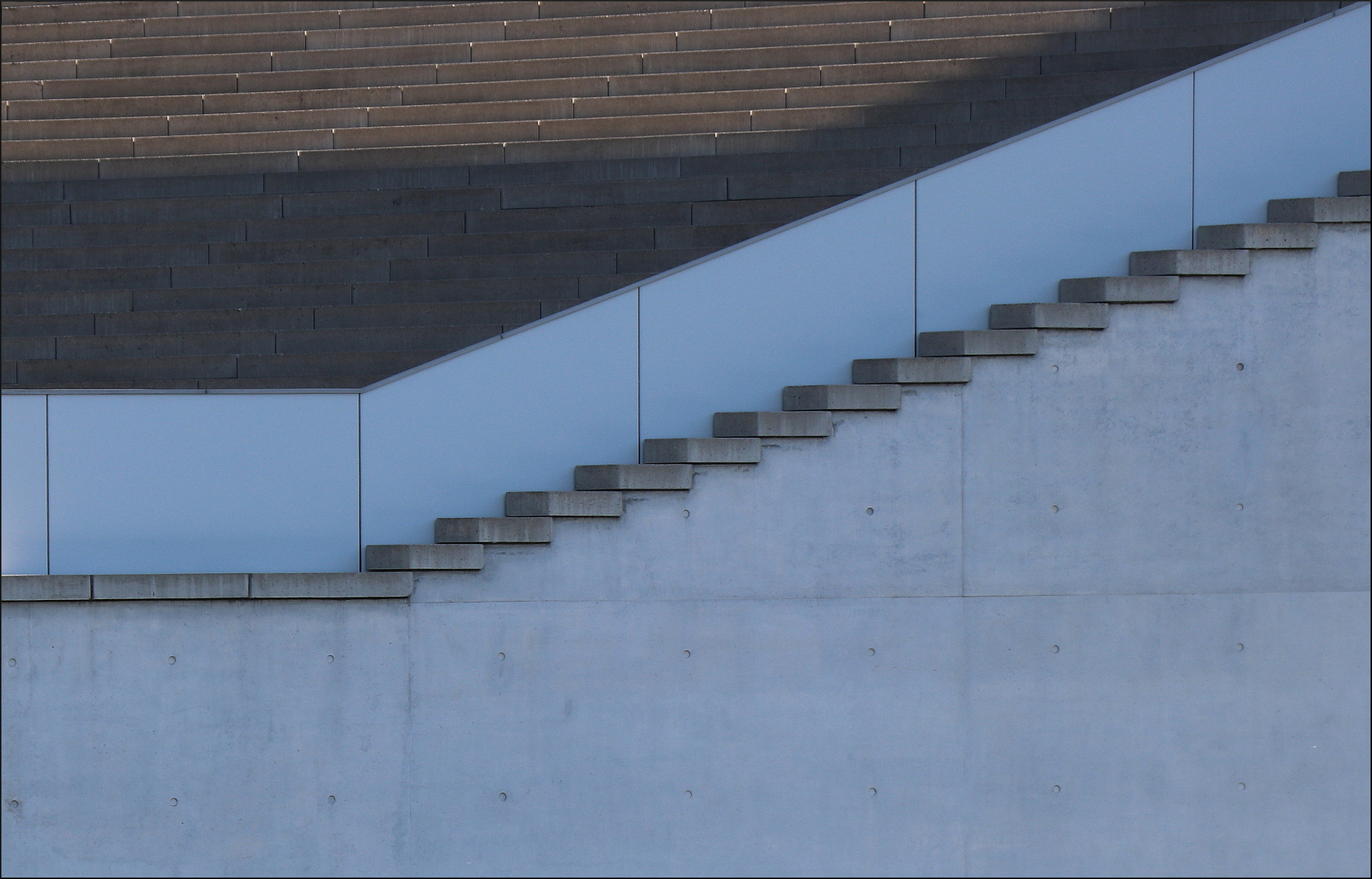 die blaue Treppe