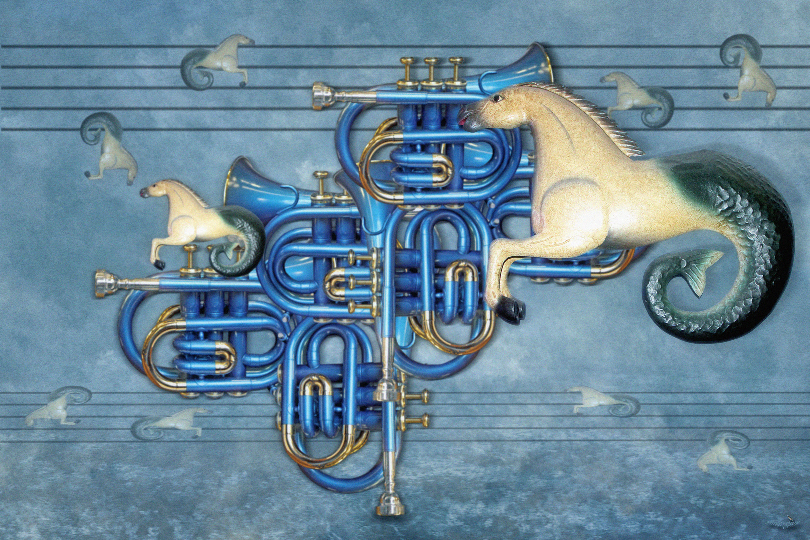 Die blaue Trompete 