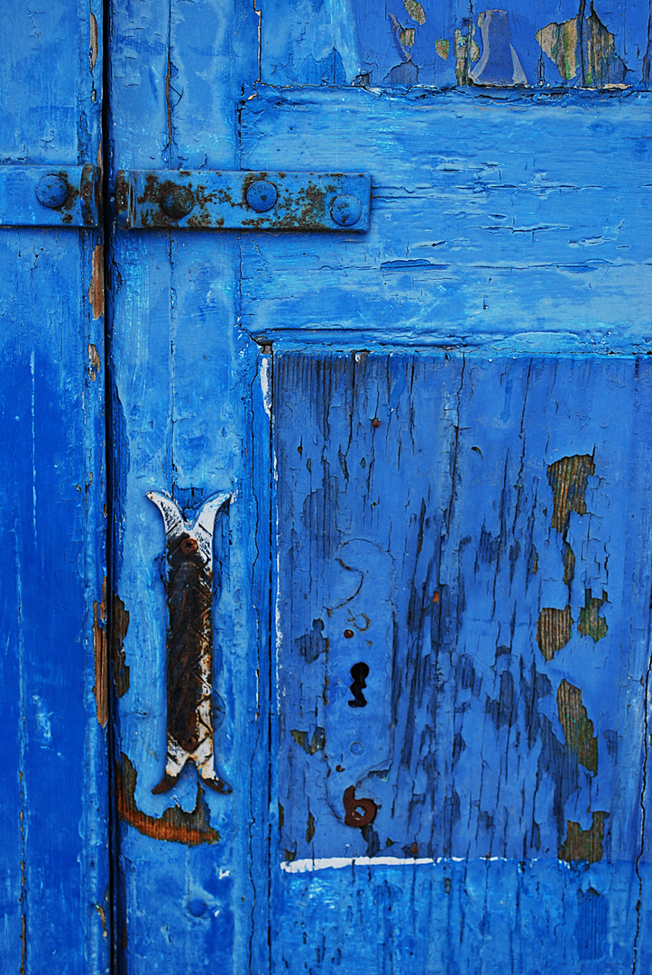 die blaue Tür...