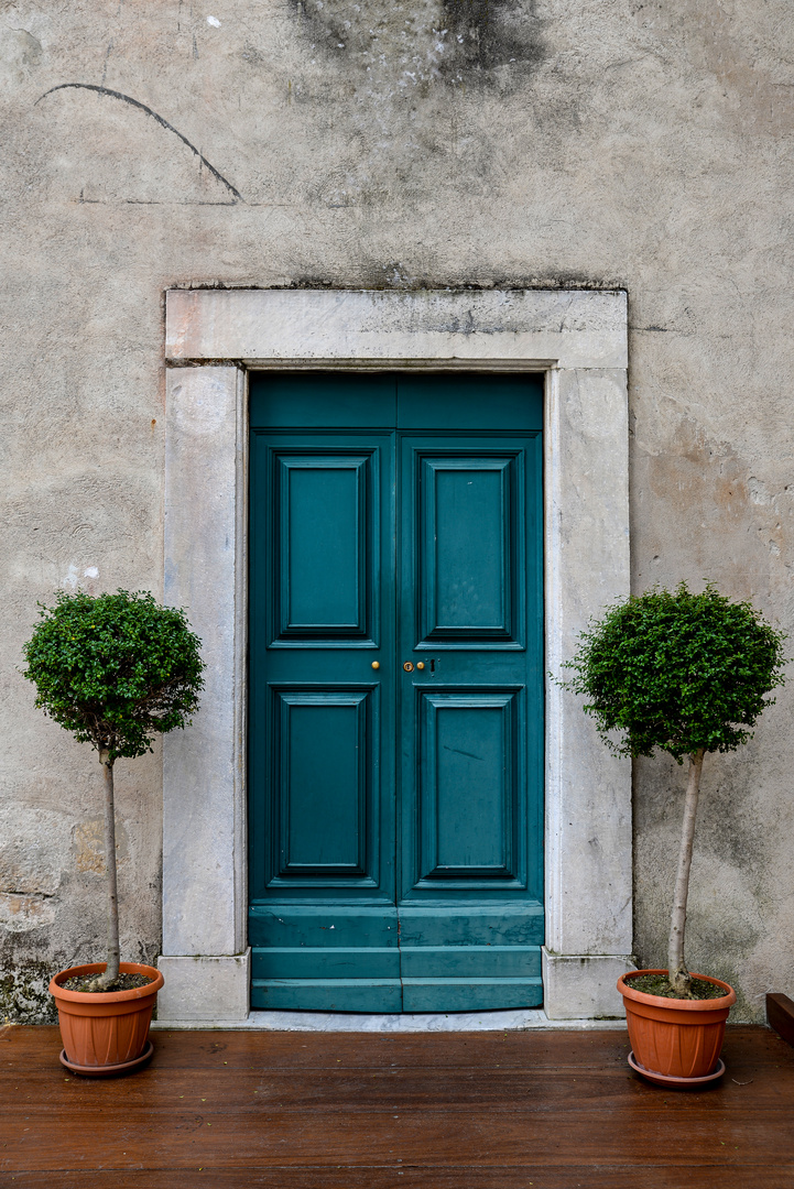 Die blaue Tür