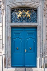 Die blaue Tür in Düsseldorf