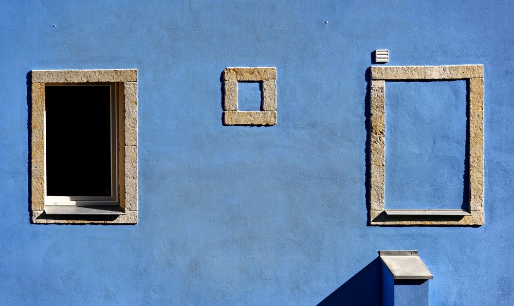 die blaue Wand