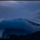 Die blaue Wolke - und der blaue Berg - der Montgo... 