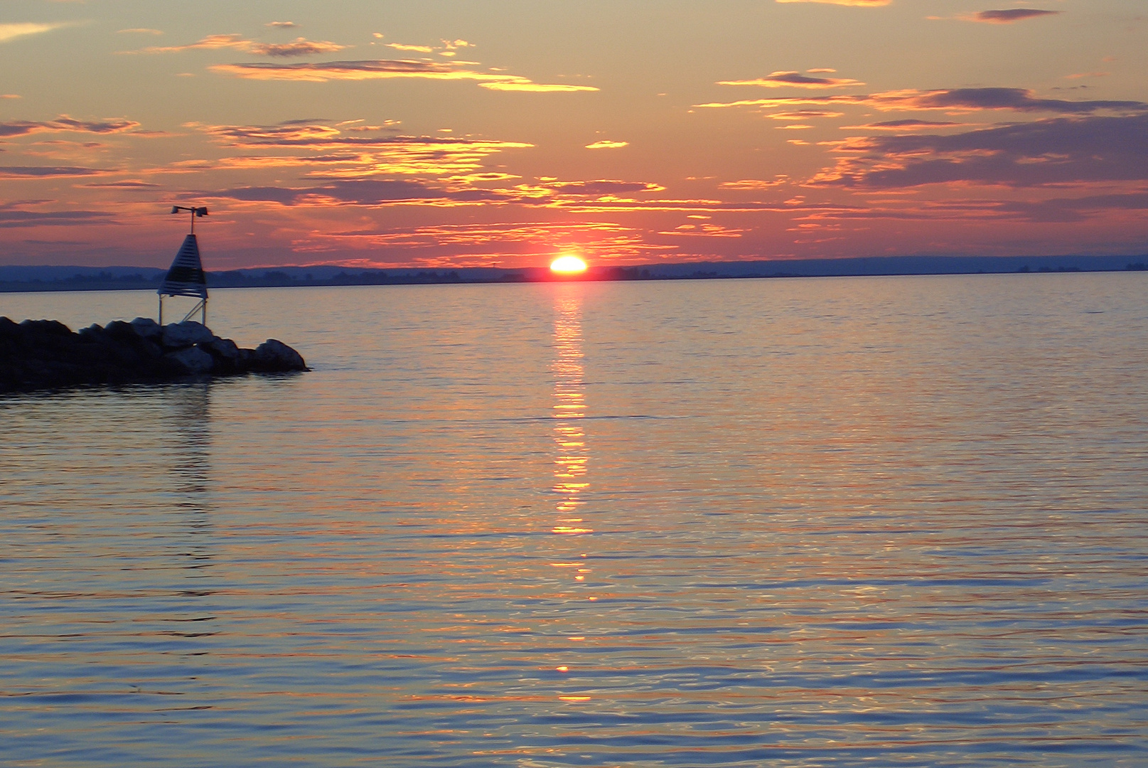 Die Blauen Berge - Sonnenuntergang über Lappland