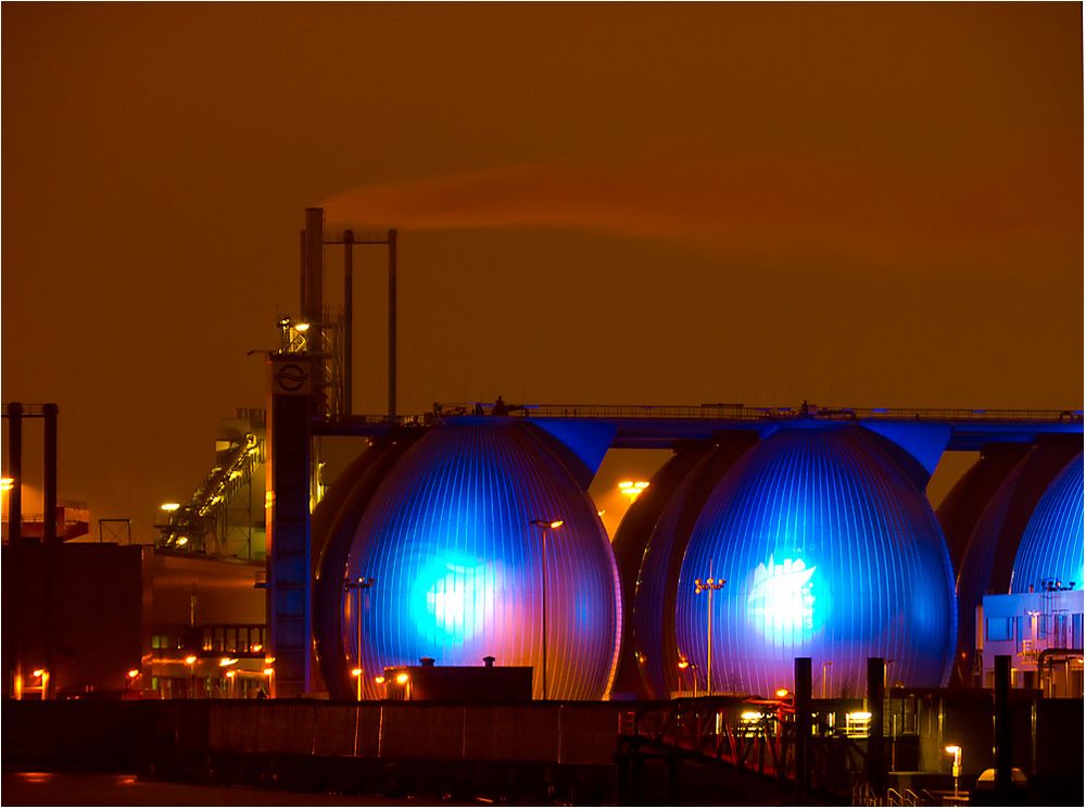 " die blauen Eier " Hamburg Hafen