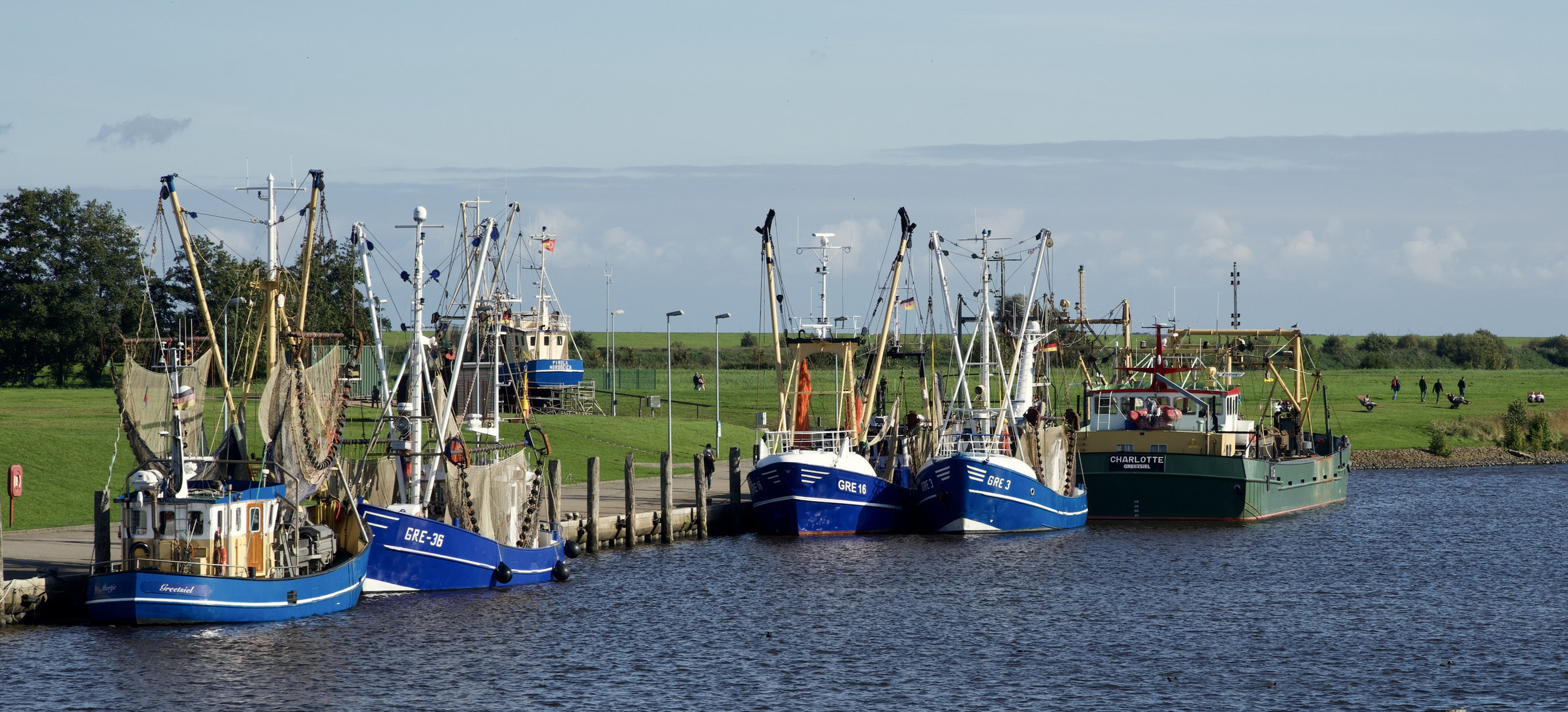 Die blauen Kutter von Greetsiel