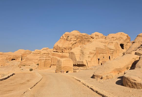 Die Blockgräber am Tag
