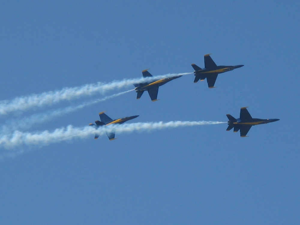 Die Blue Angels in Europa (Niederlande)