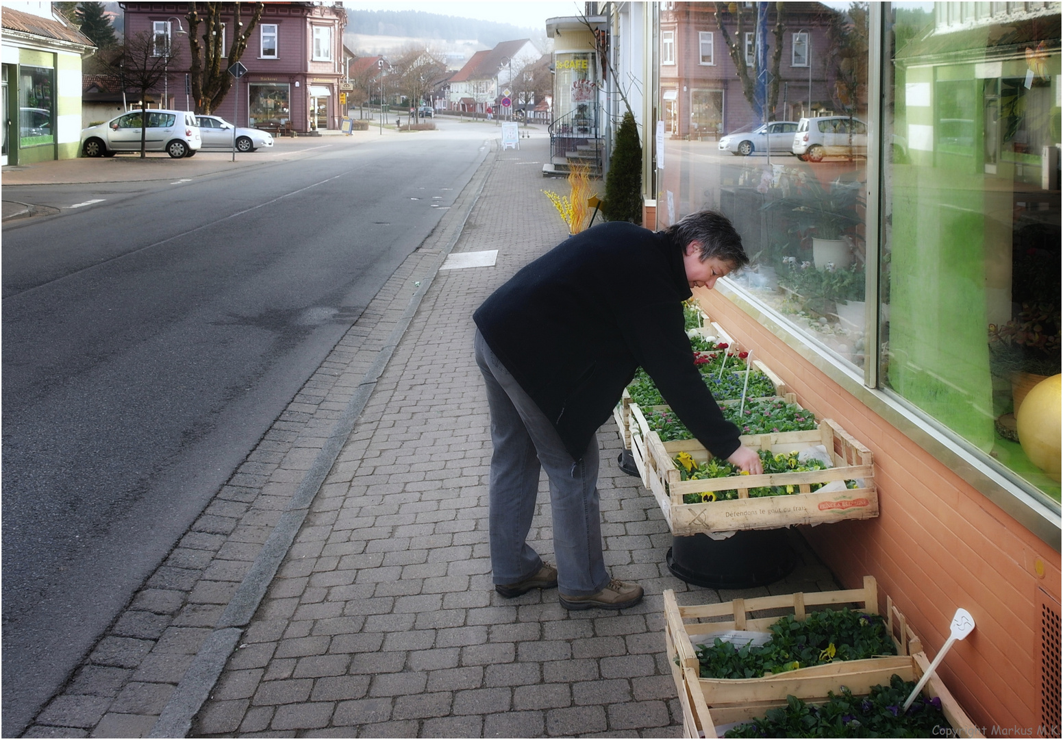 Die Blumenfrau..