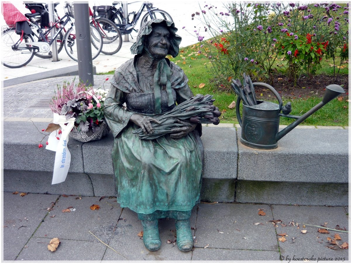 Die Blumenfrau von Schwerin (Bertha Klingenberg)