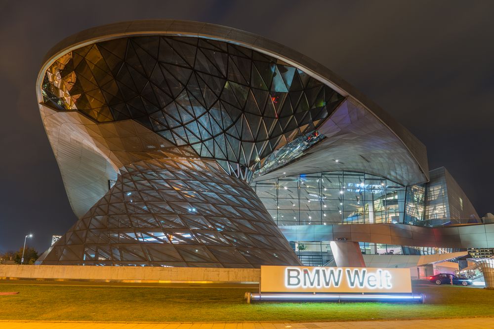 Die BMW-Welt in München - Außenansicht