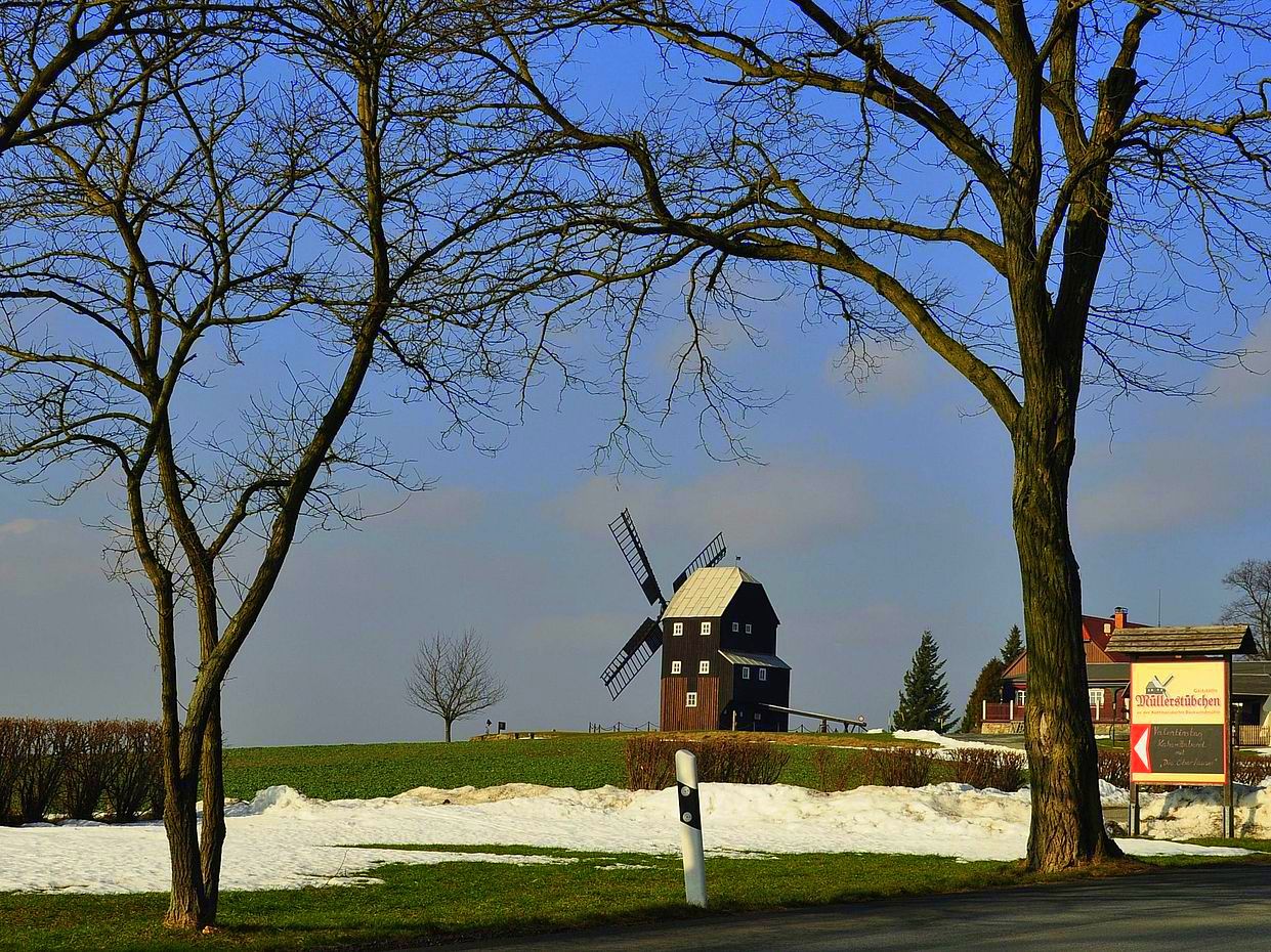 Die Bockwindmühle in Kottmarsdorf